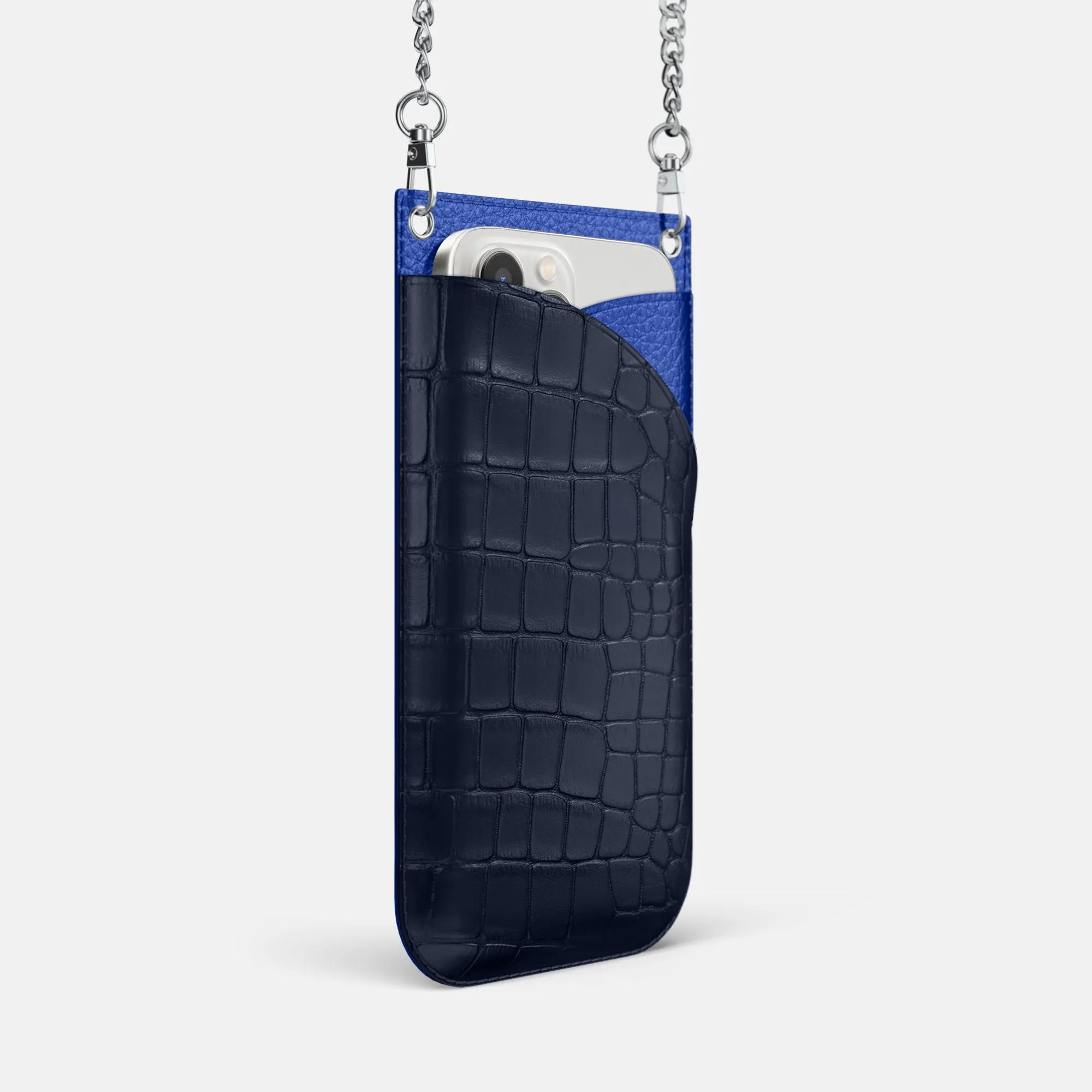 Crossbody Bag For iPhone 16 Pro In Alligator