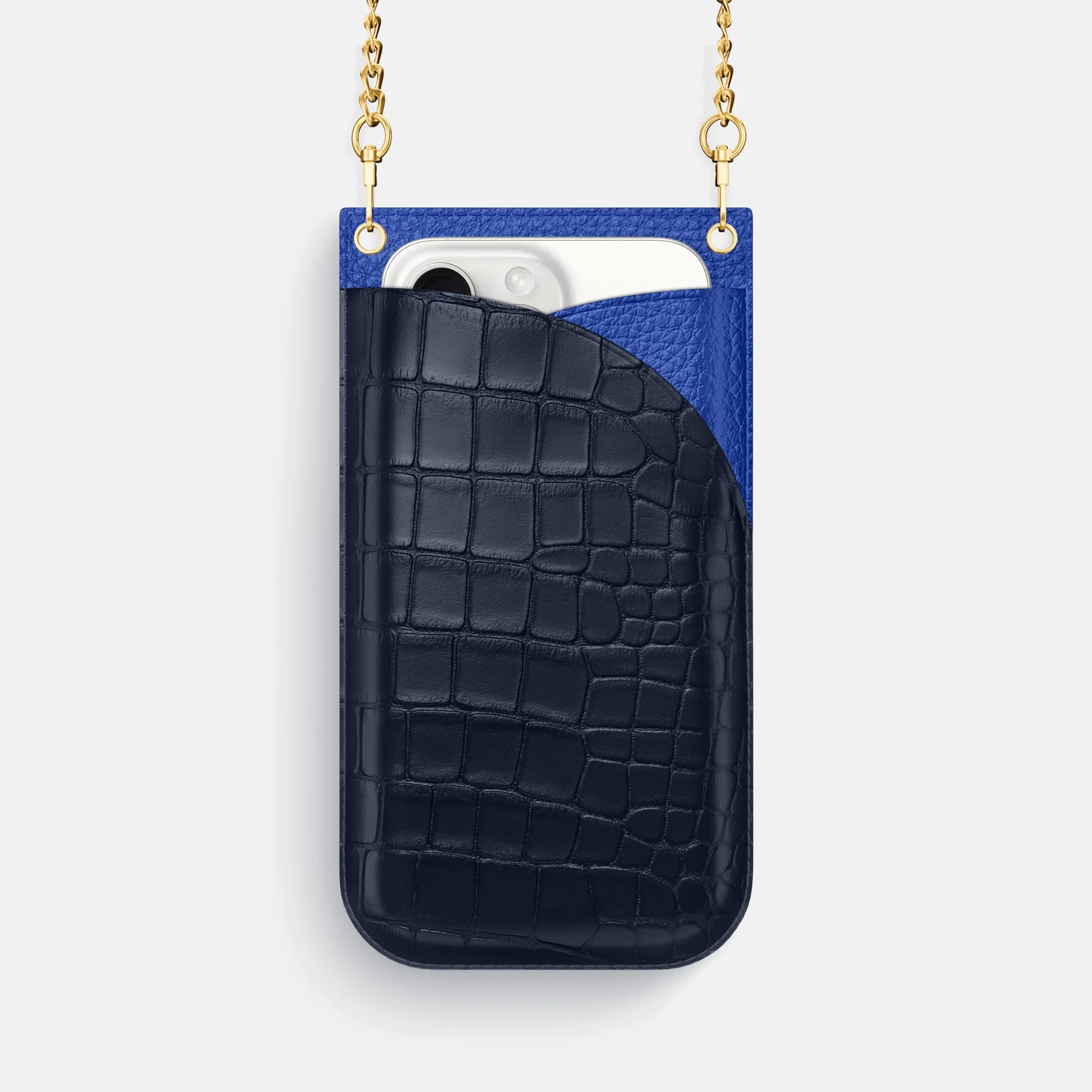 Crossbody Bag For iPhone 16 Pro In Alligator