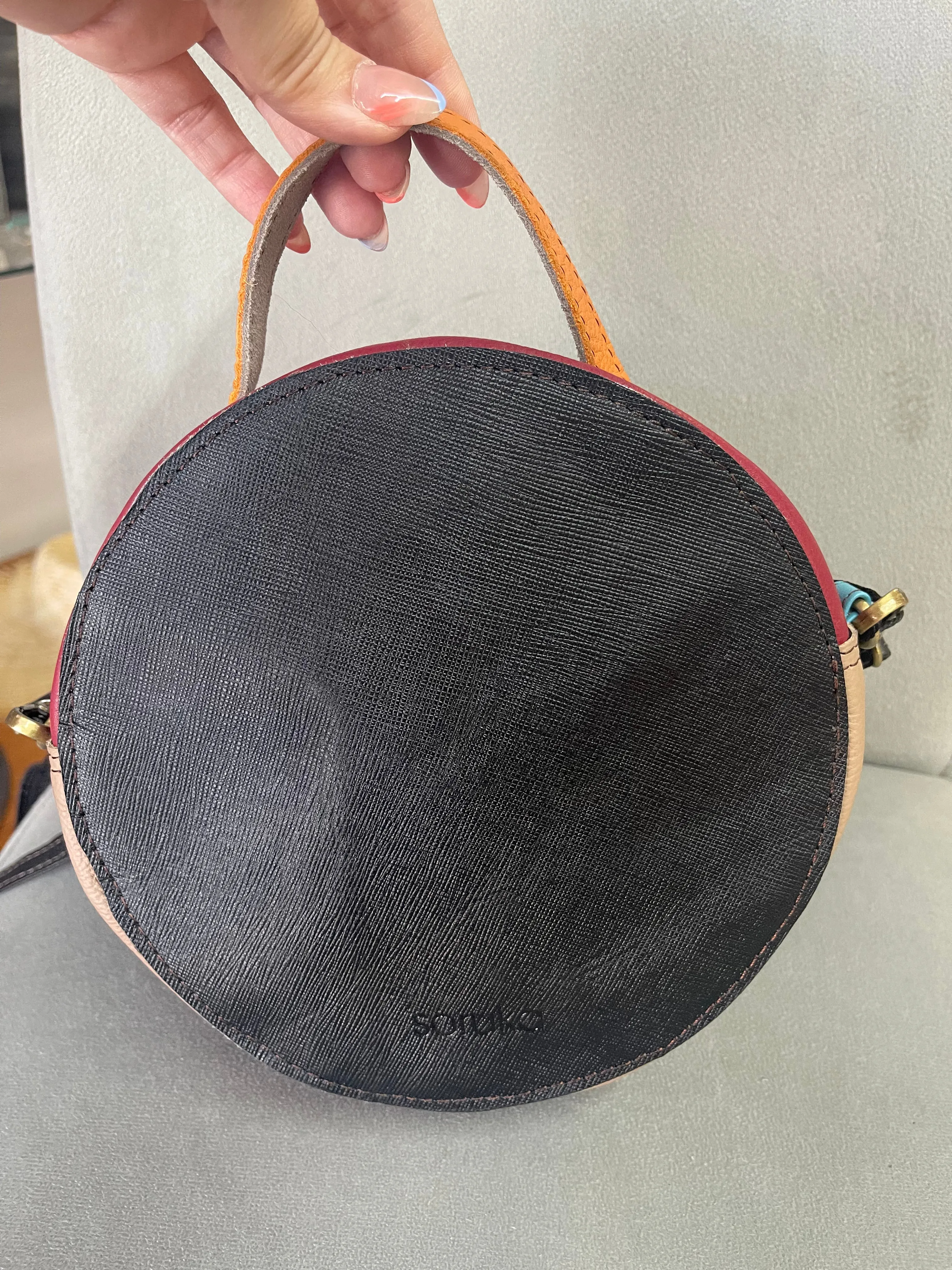 Crossbody Round Bag