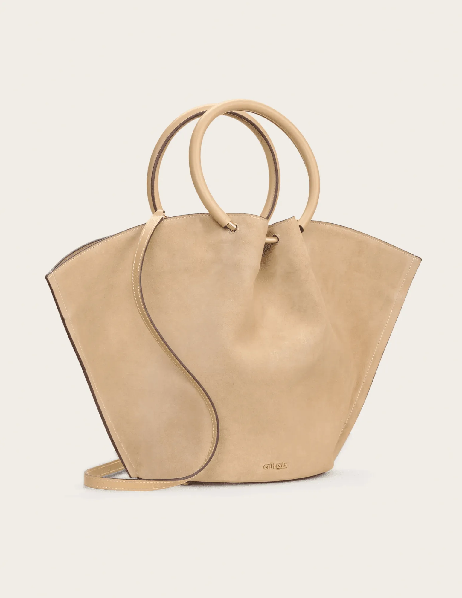 Cult Gaia Valeska Suede Tote