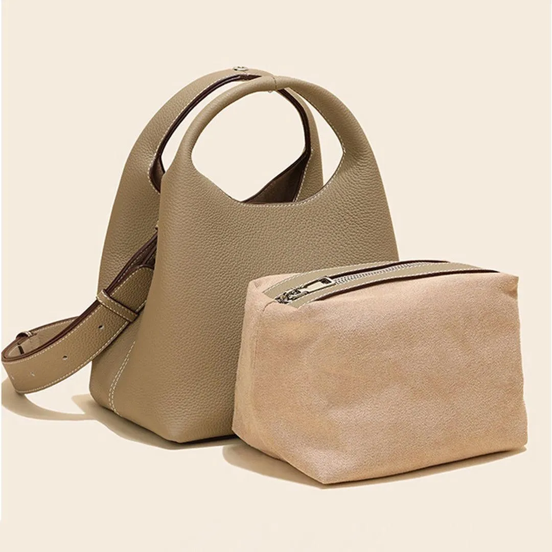 Davina Bag - Luxuriöse Retro-Tasche aus echtem Leder für Frauen