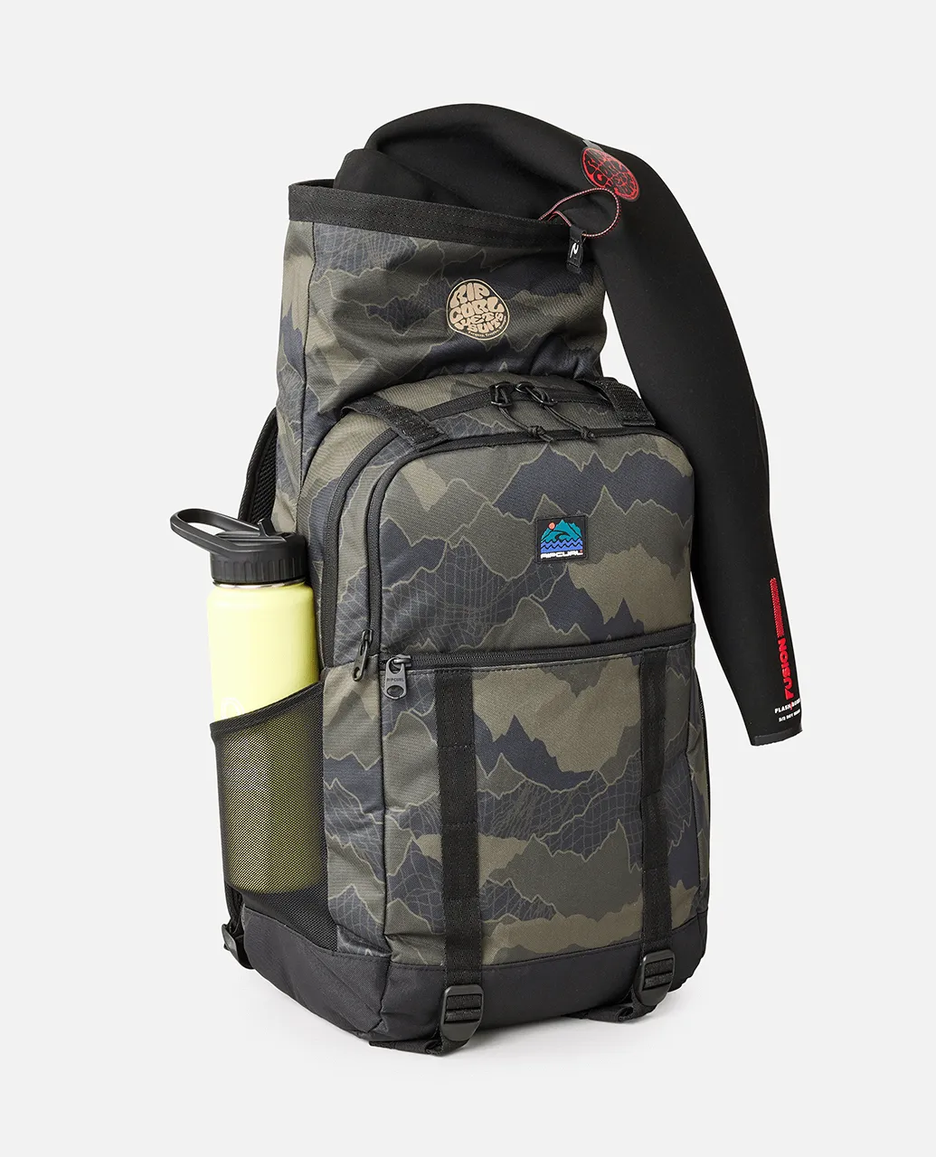 Dawn Patrol 30L Search Backpack in Black & Olive