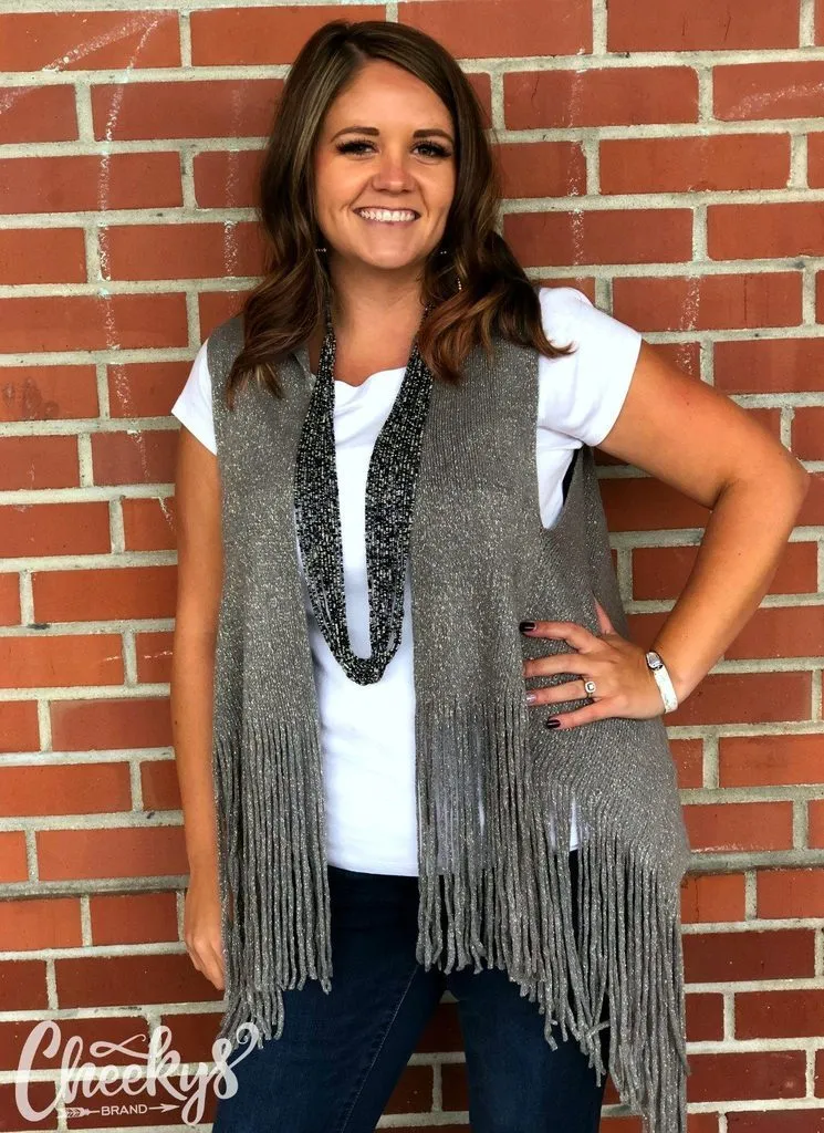 Dazzle Vest Cardigan