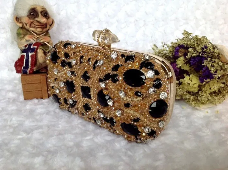 Diamond Beading Evening Clutch Bag Wedding Evening Bags clutch purse