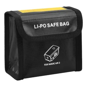 DJI Mavic Air 2 Li-po battery safety bag - Size: 11 x 5.5 x 10.5cm