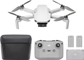 DJI Mini 4K Drone Fly More Combo - Ultra-Light 249g, 4K UHD Camera, 3-Axis Gimbal, 10km Video, 93-Min Flight Time, Auto Return, 3 Batteries, QuickShots