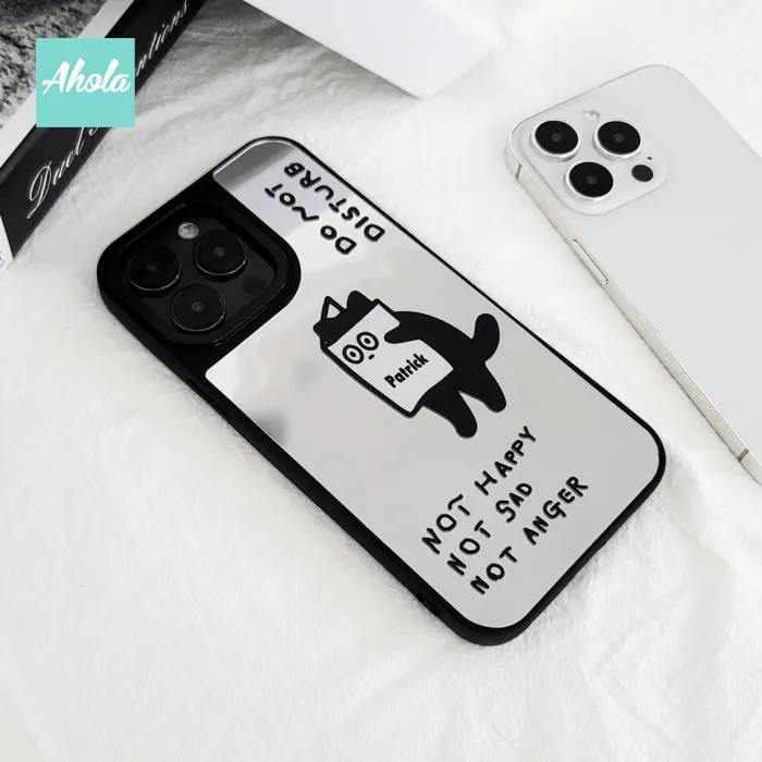 【Do Not Disturb】Protective Mirror Phone Case 全包邊鏡面名字電話殼