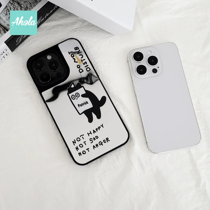 【Do Not Disturb】Protective Mirror Phone Case 全包邊鏡面名字電話殼