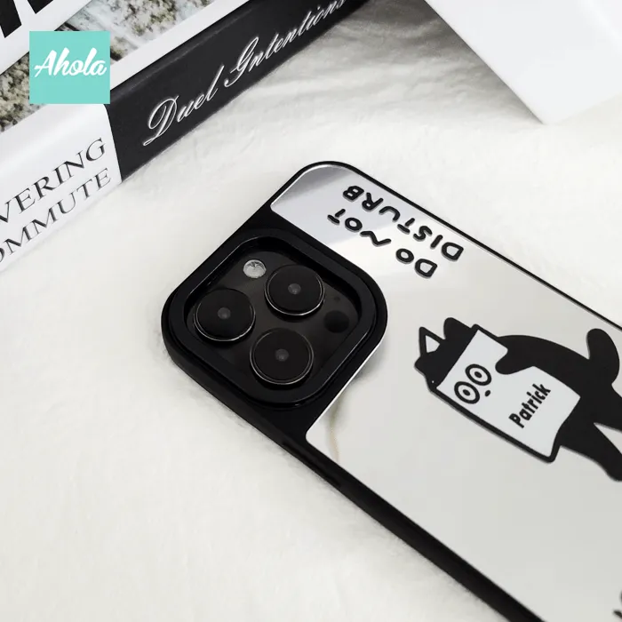 【Do Not Disturb】Protective Mirror Phone Case 全包邊鏡面名字電話殼