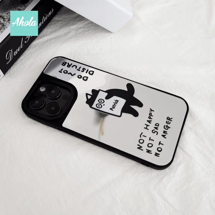 【Do Not Disturb】Protective Mirror Phone Case 全包邊鏡面名字電話殼