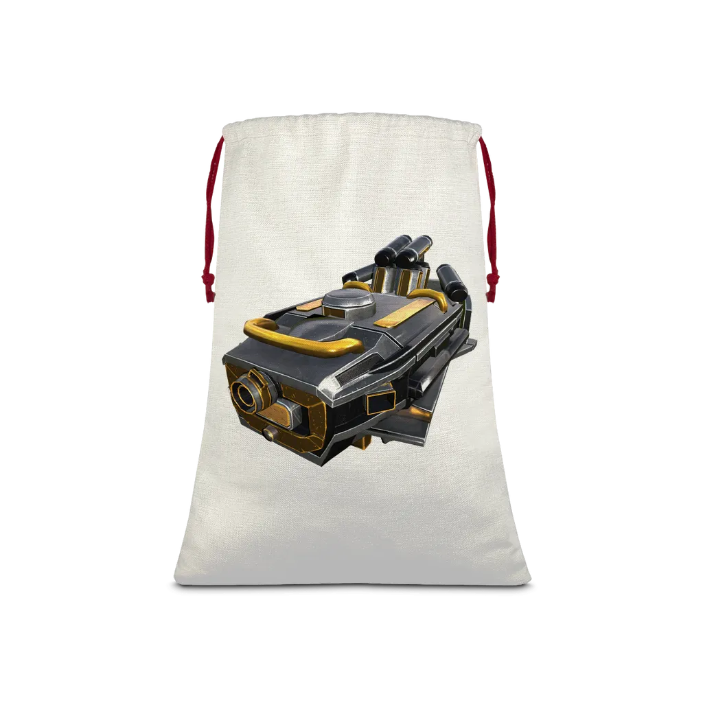 Drone Sublimation Linen Drawstring Sack