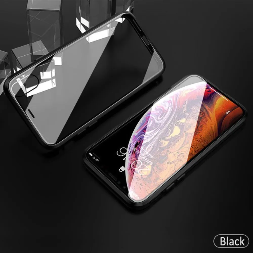 Dual Magnetic Glass Case - iPhone