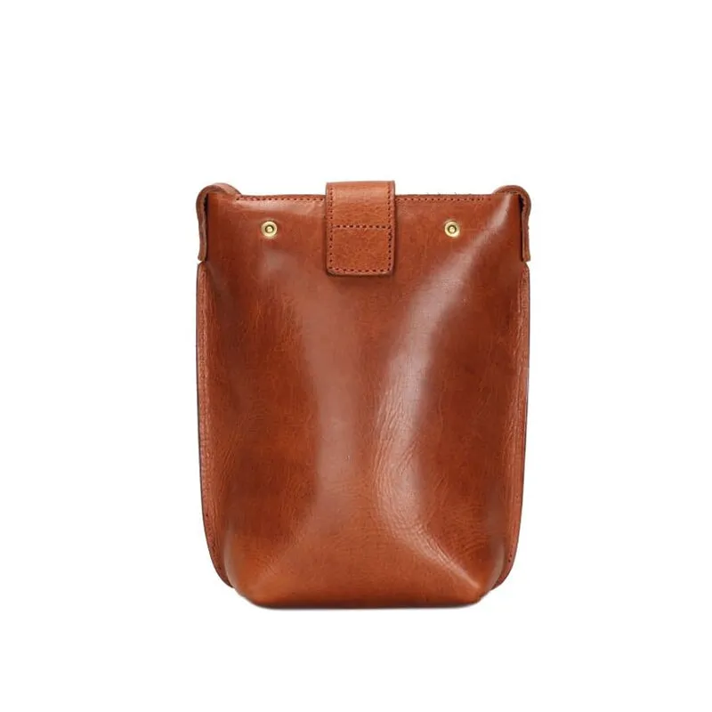 Dwarves Vegetable Tanned Leather Women's Fashion Shoulder Bag