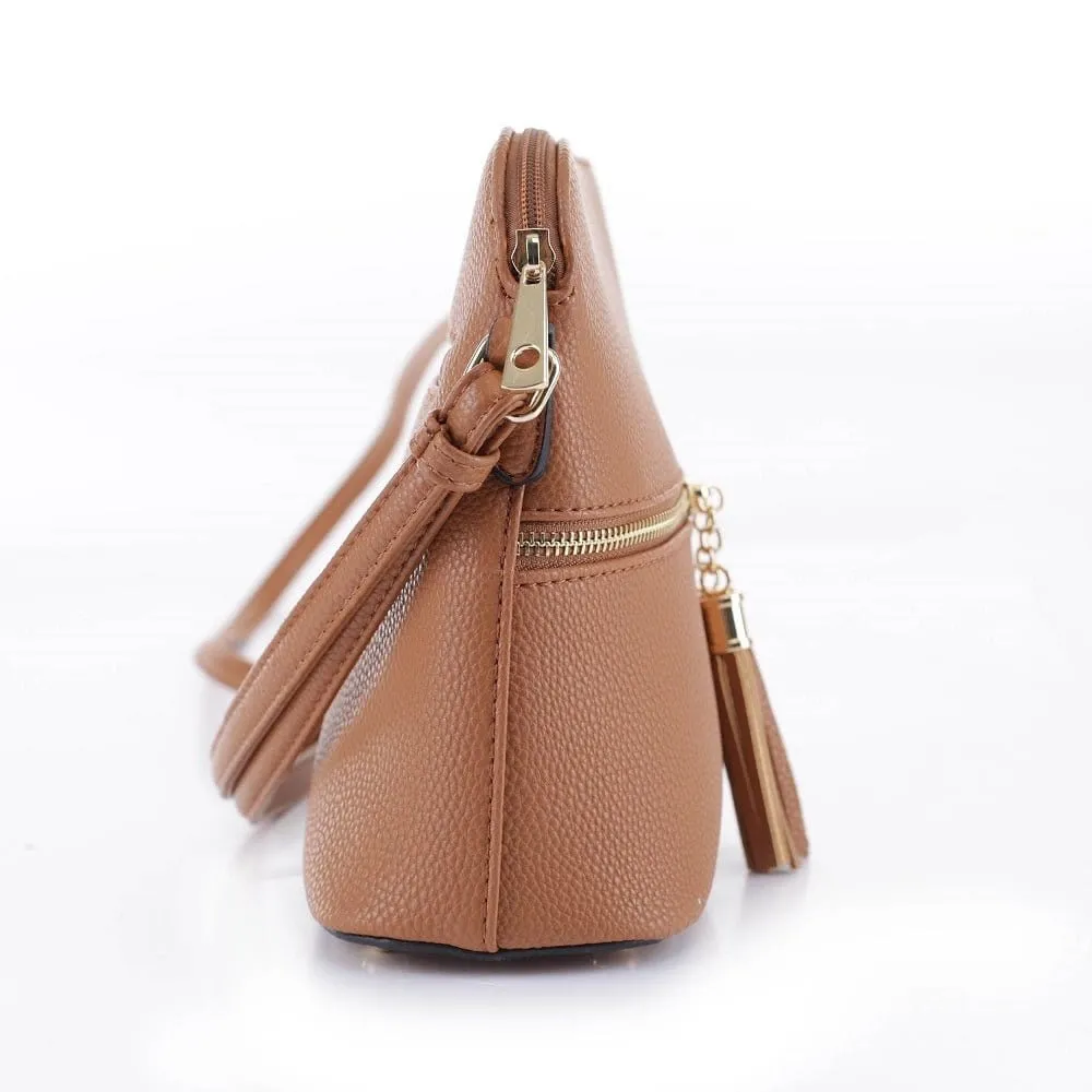 DX93031 HY3031 Dome Fashion Crossbody Bag with Tassel