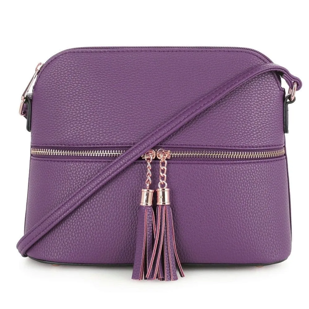 DX93031 HY3031 Dome Fashion Crossbody Bag with Tassel