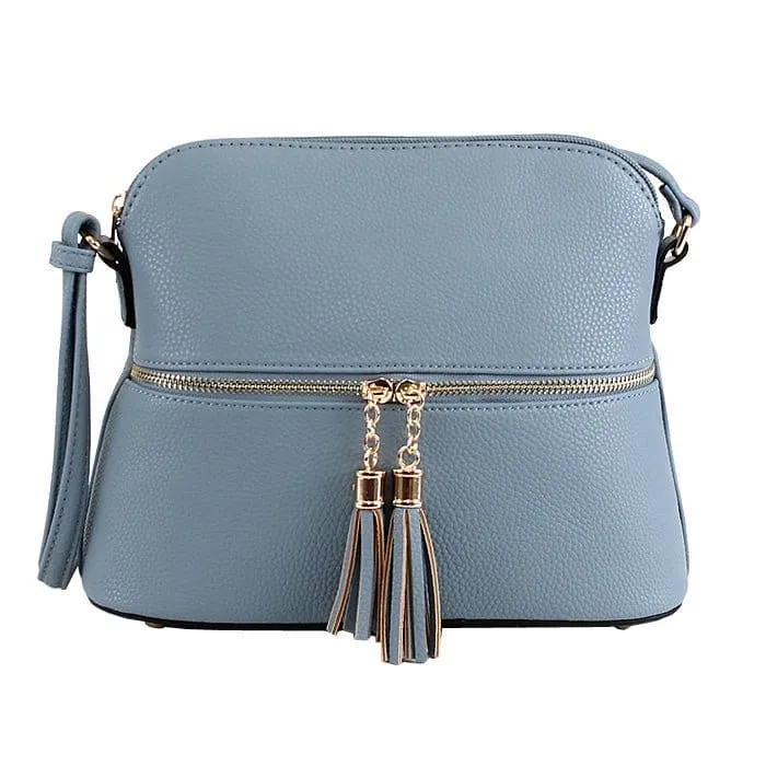 DX93031 HY3031 Dome Fashion Crossbody Bag with Tassel