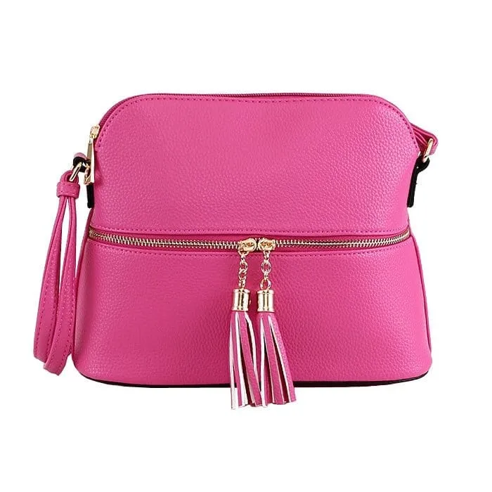 DX93031 HY3031 Dome Fashion Crossbody Bag with Tassel