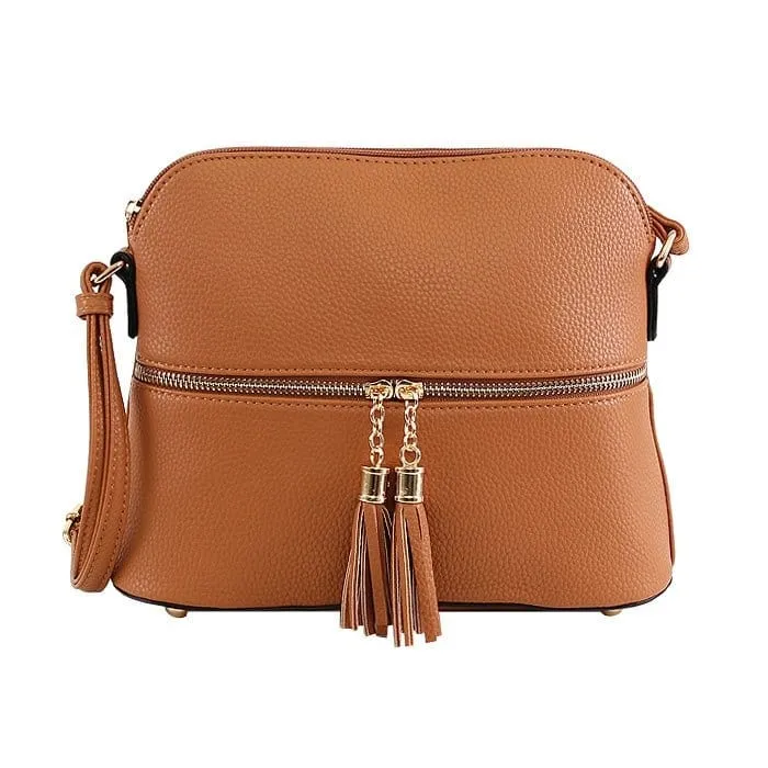 DX93031 HY3031 Dome Fashion Crossbody Bag with Tassel