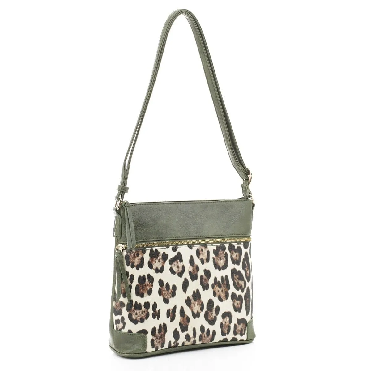 EJ91479 Leopard Crossbody