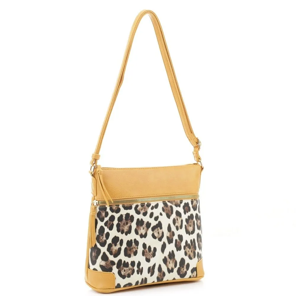 EJ91479 Leopard Crossbody