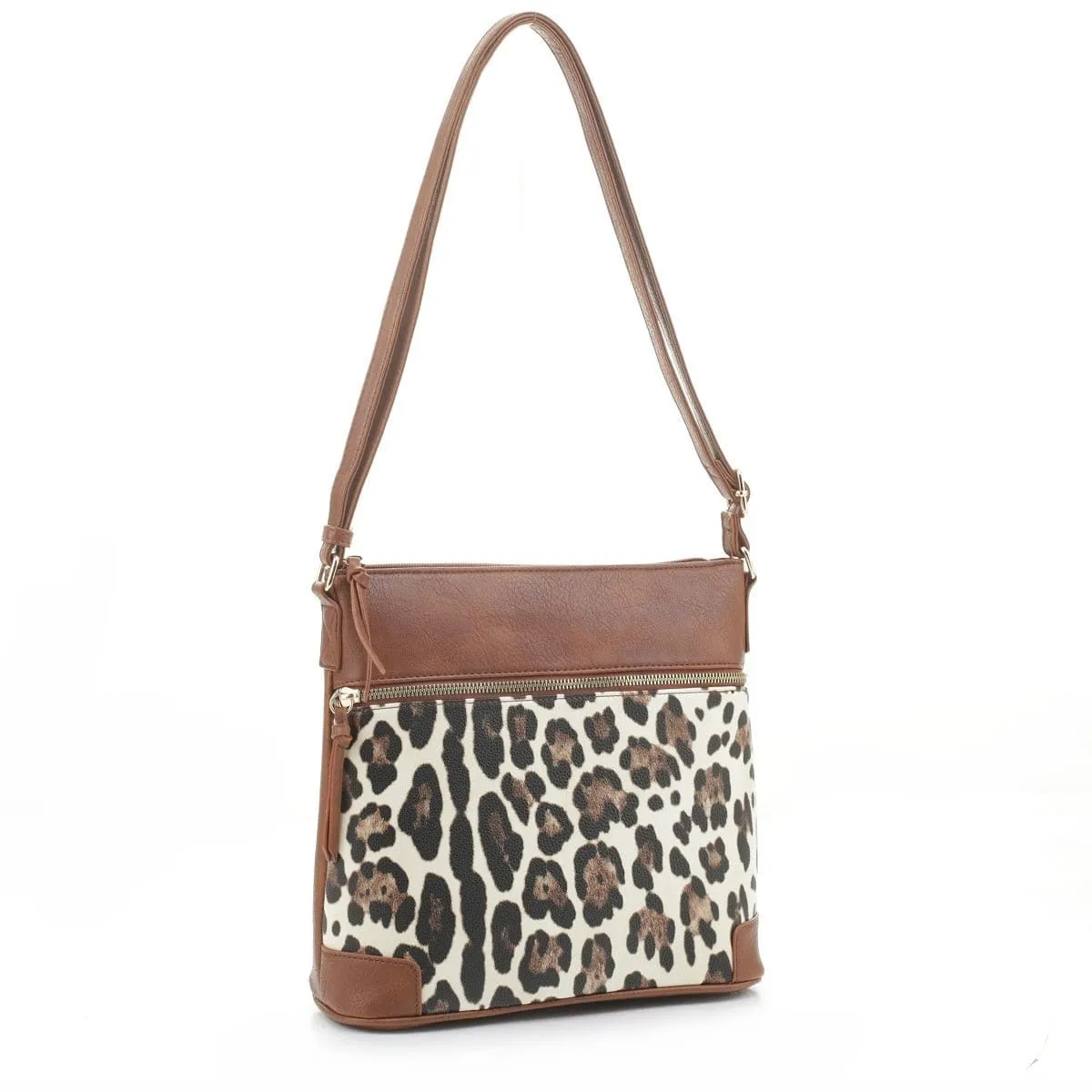 EJ91479 Leopard Crossbody