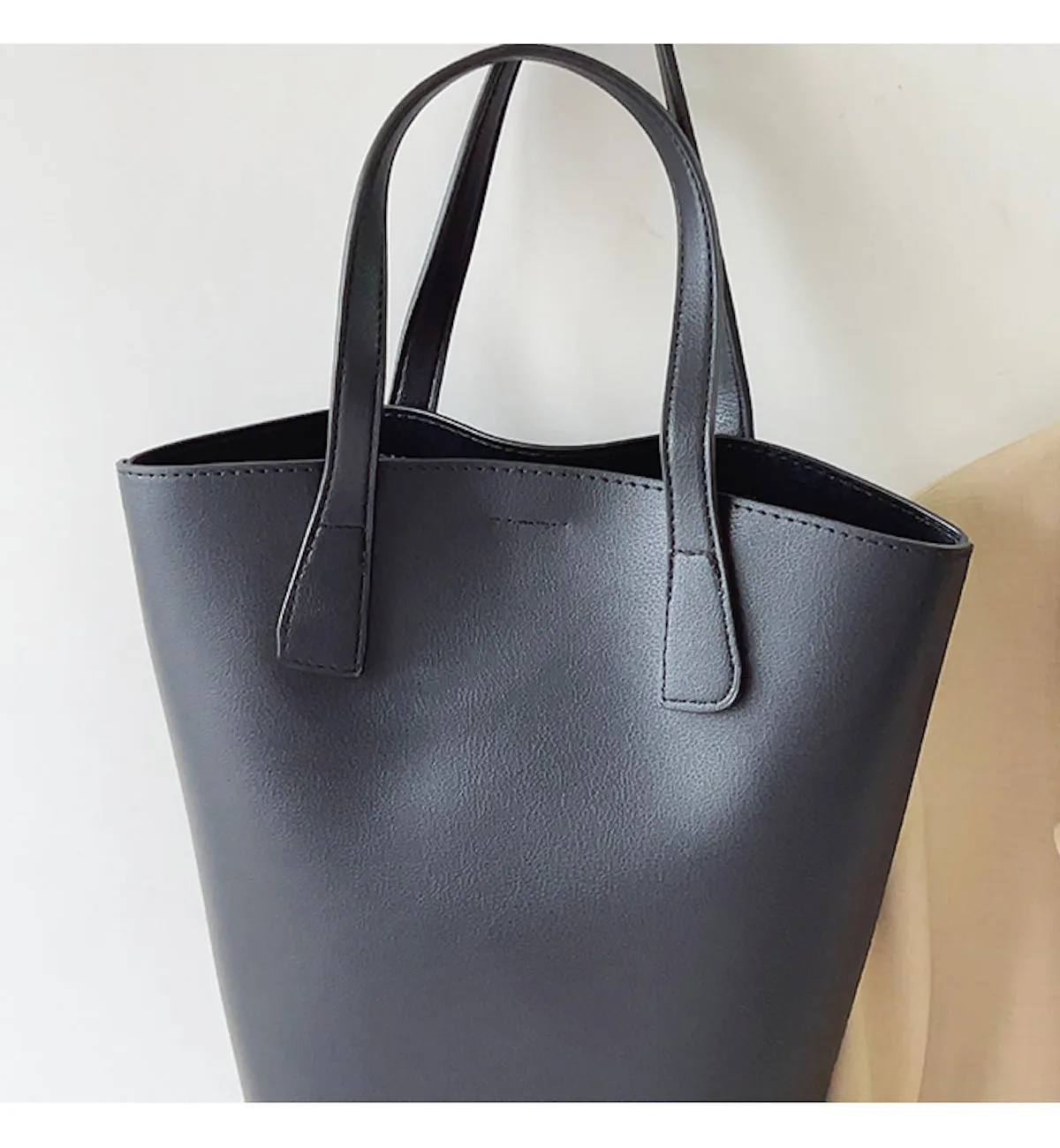 Elena Handbags Chic Leather Tote Bag