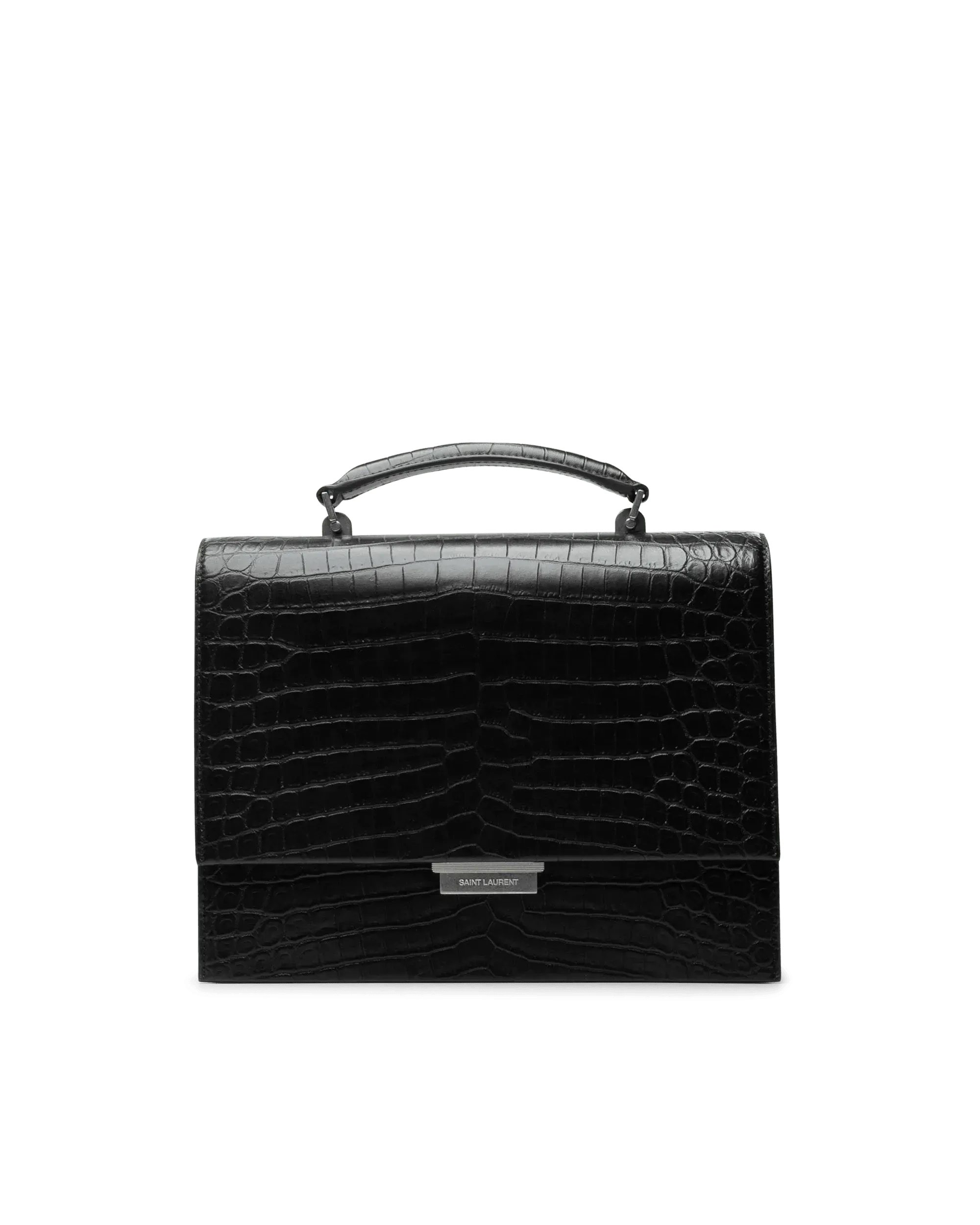 Embossed Croc Babylone Bag