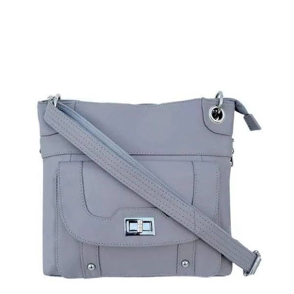 Essential Leather Lockable Crossbody Conceal Carry Purse