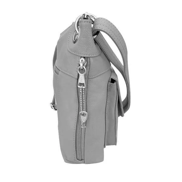 Essential Leather Lockable Crossbody Conceal Carry Purse