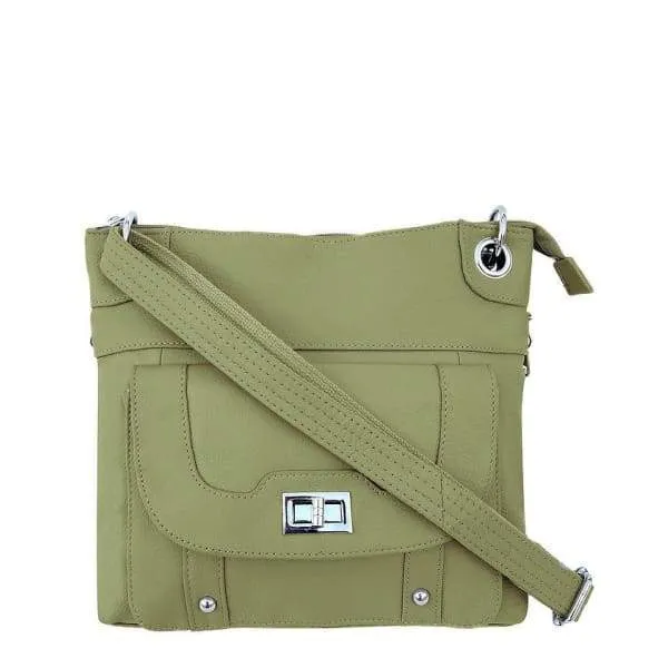 Essential Leather Lockable Crossbody Purse