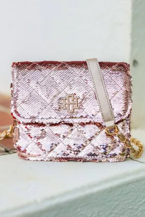 Evelyn Crossbody Champagne Sequin