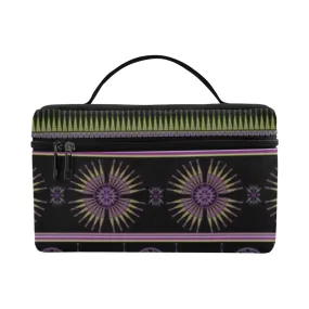 Evening Feather Wheel Cosmetic Bag/Large