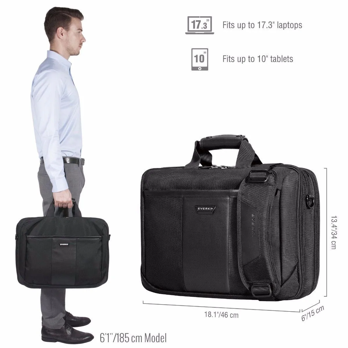 Everki Versa 17.3" Laptop Briefcase