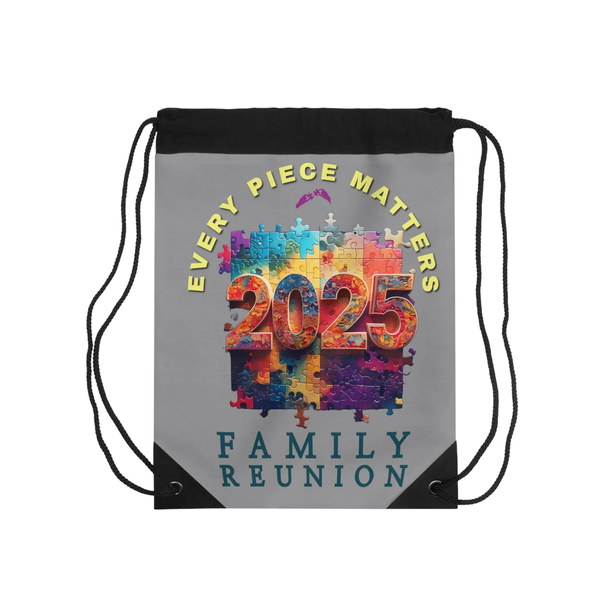 Family Reunion Drawstring Bag - Every Piece Matters