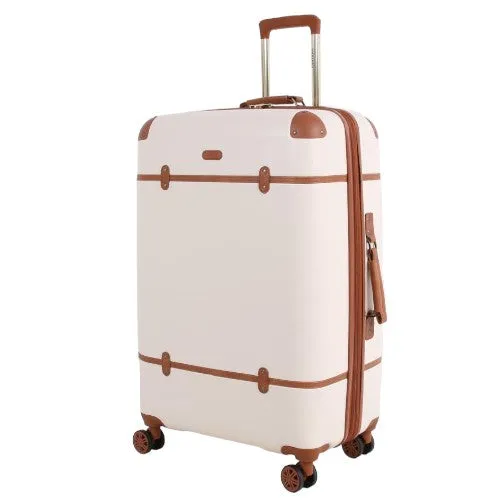 Fantana ABS With PC LICHEE Pattern 4 Wheel Spinner Trolley Case - 24" Medium