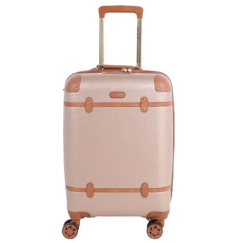 Fantana ABS With PC LICHEE Pattern 4 Wheel Spinner Trolley Case - 24" Medium