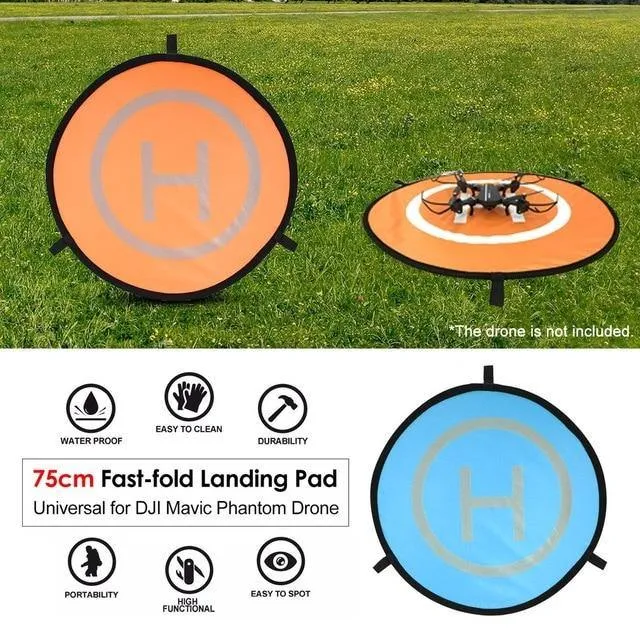 Fast-fold Landing Pad Universal FPV Drone Parking Apron Pad 55cm 75cm 110cm for DJI Spark Mavic Pro Drone Phantom 4 Accessories