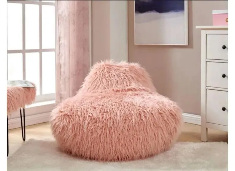 Faux Sheepskin Bean Bags