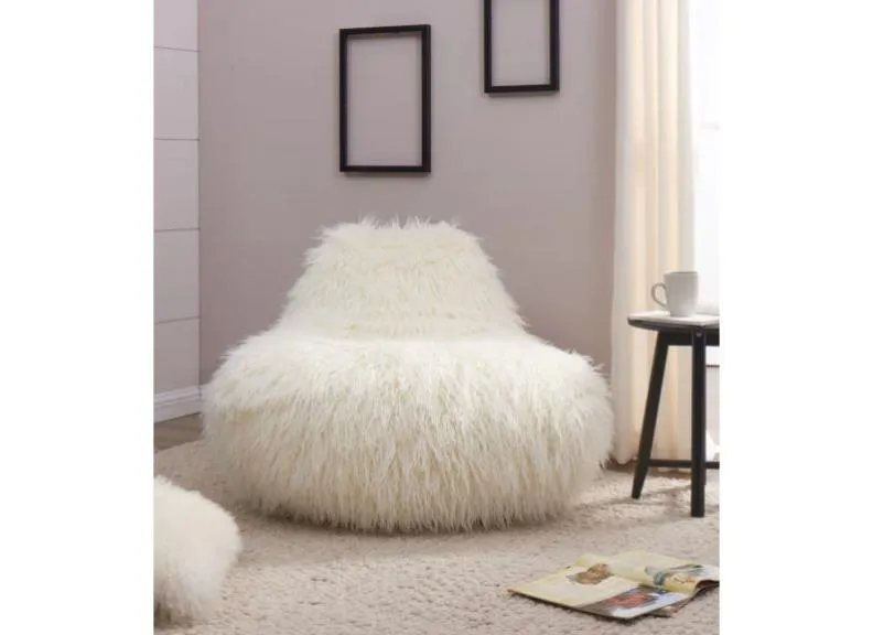 Faux Sheepskin Bean Bags