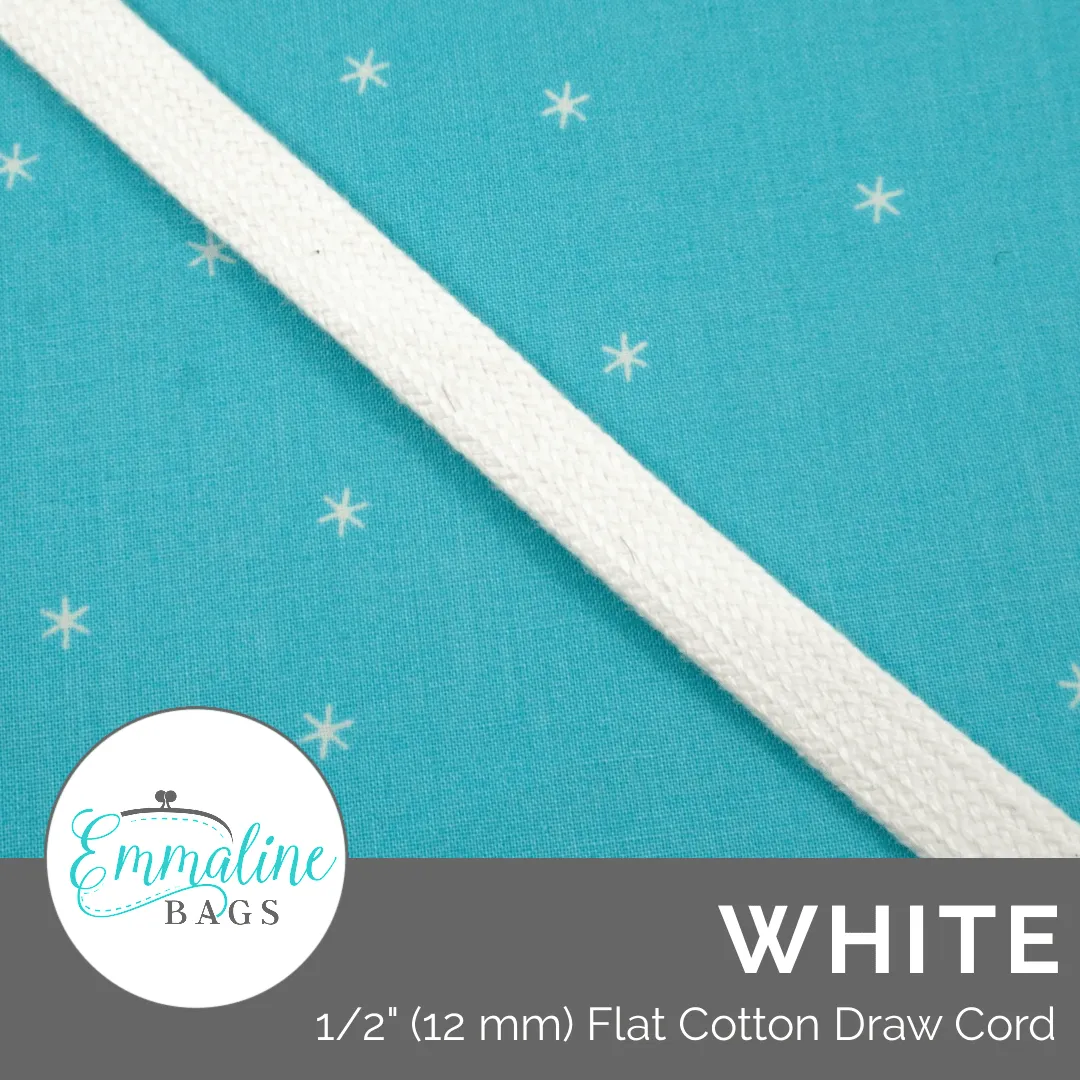 Flat Cotton Drawstring (Per 1 Yard)