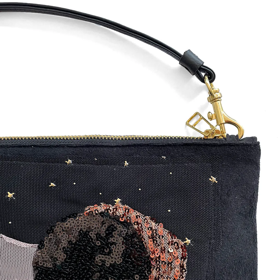 FOUND Starry Night Clutch Bag