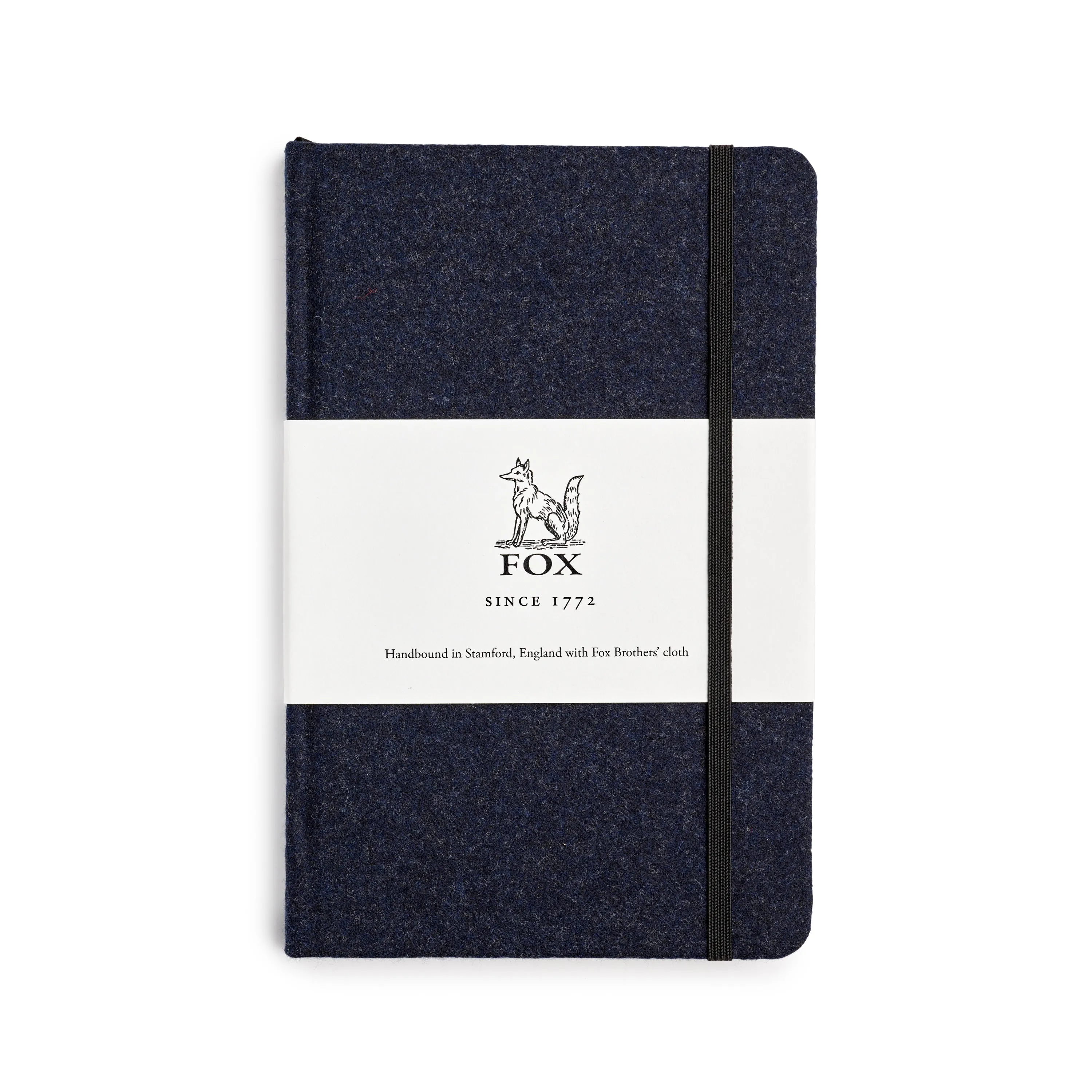 Fox Navy Flannel Medium Notebook