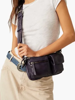 Free People Wade Leather Sling Purse