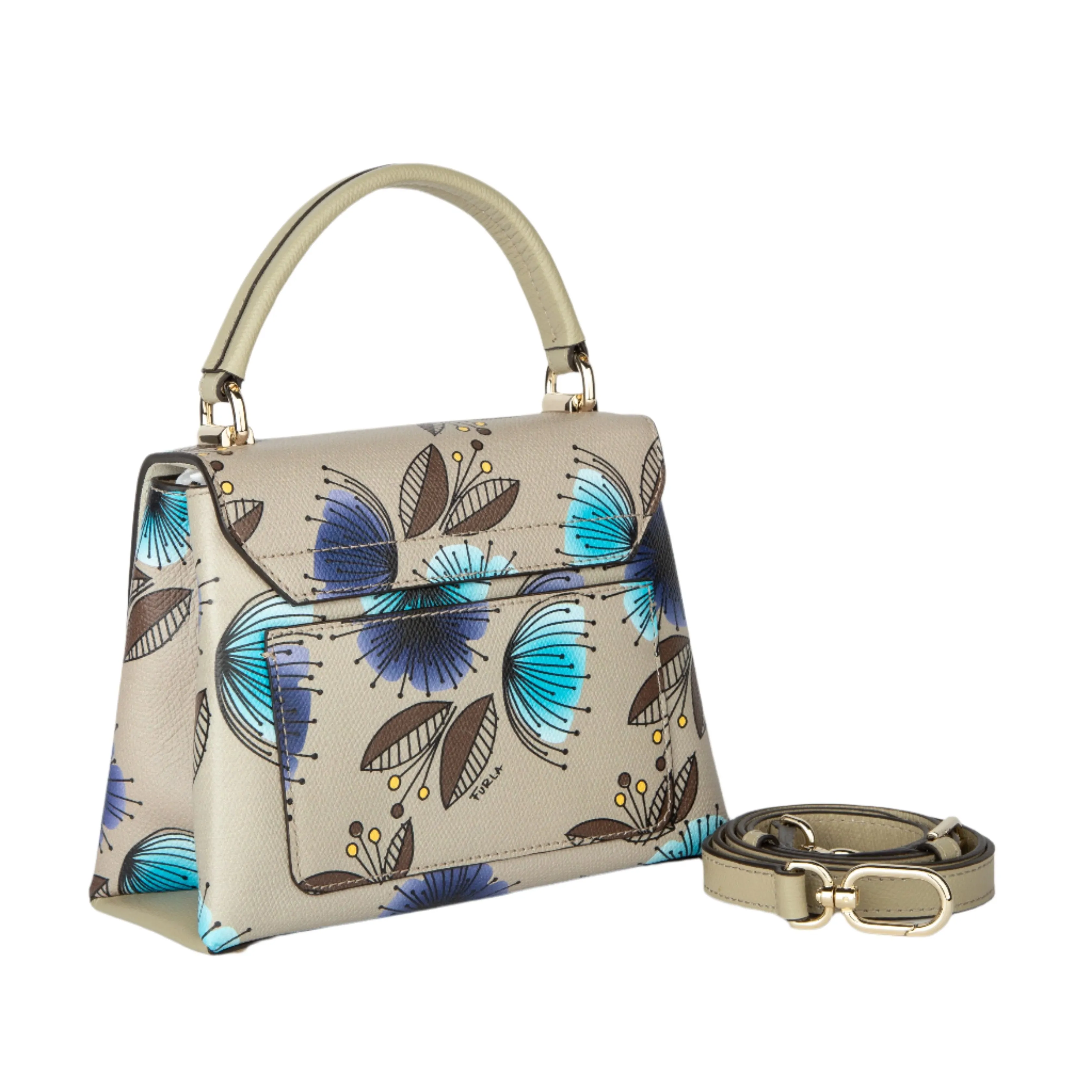 Furla 1927 Mini Top Handle - Perla Light Gold