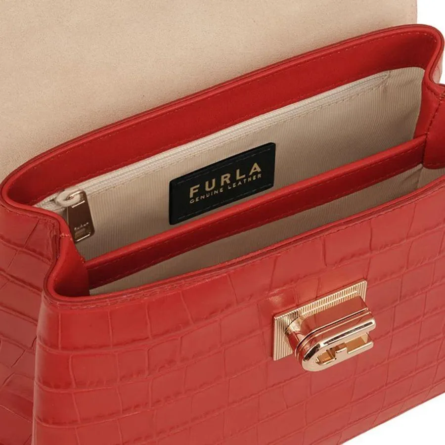 Furla 1927 Small Top Handle Bag - Chilli Oil