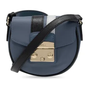 Furla Metropolis Micro Crossbody Bag - Blue Denim Nero