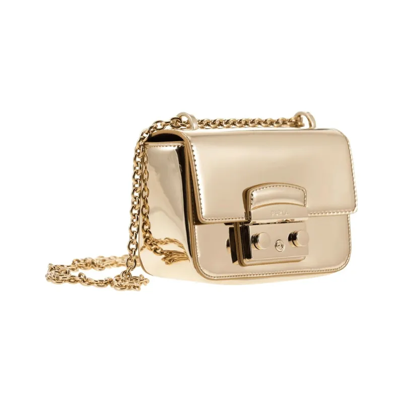 Furla Metropolis Mini Crossbody - Champagne