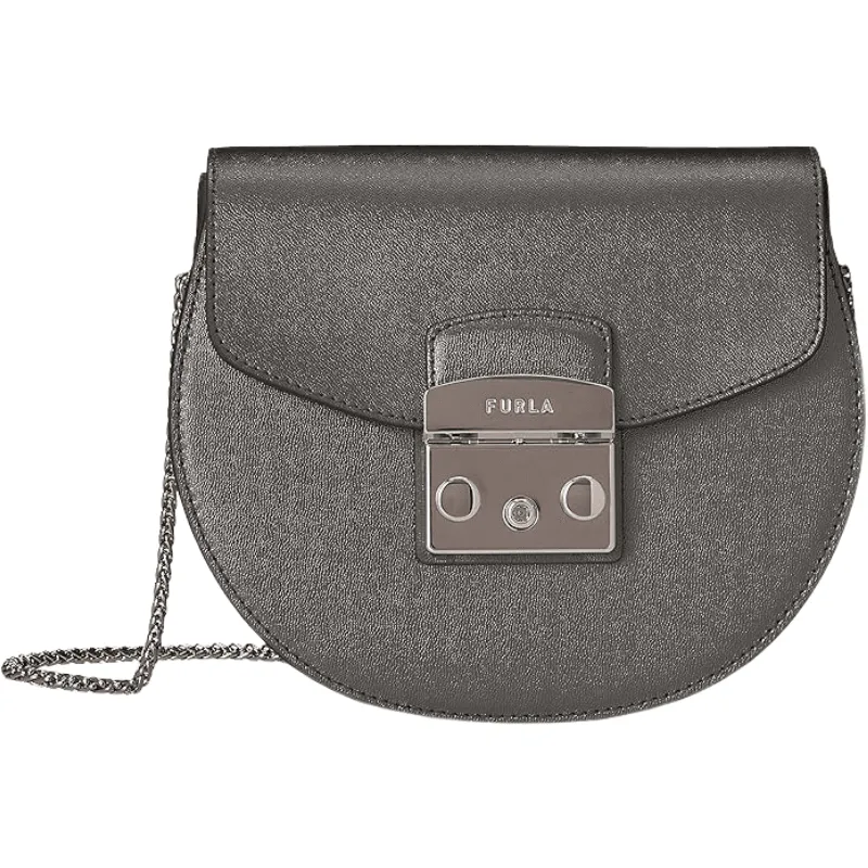 Furla Metropolis Mini Crossbody Round - Color Rutenio