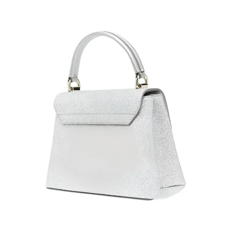 Furla Mini Top Handle - Ares Uni Color Silver and Light Gold