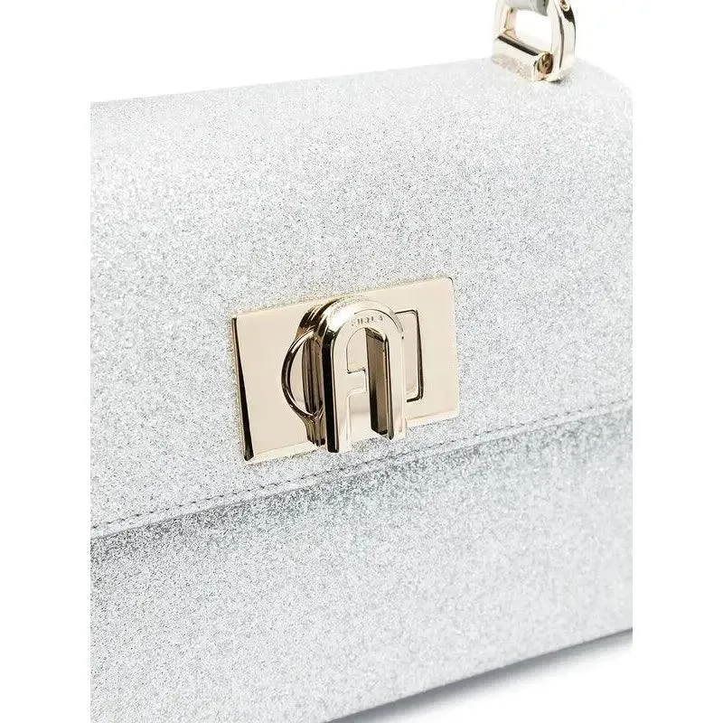 Furla Mini Top Handle - Ares Uni Color Silver and Light Gold